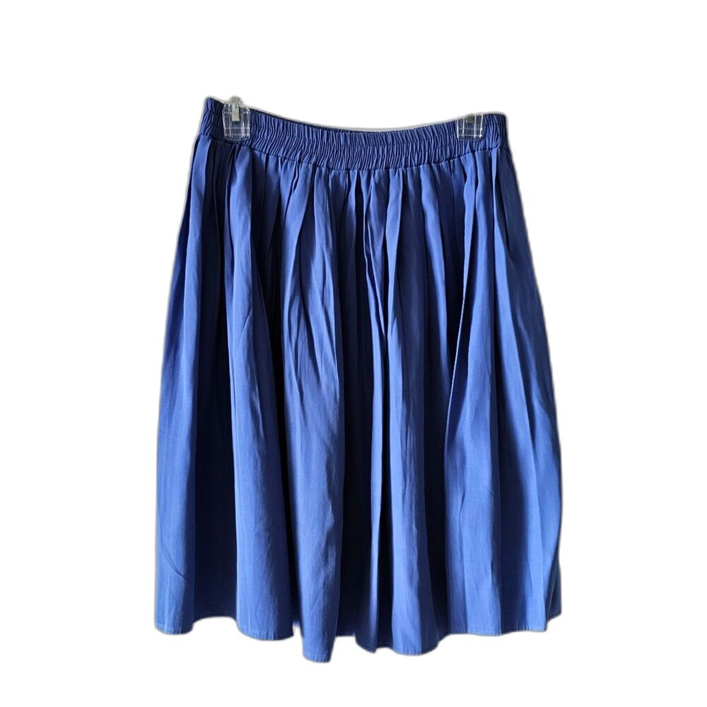 VTG Mariel Women’s A Line Lavender Skirt Size Med Knee Length Pleated